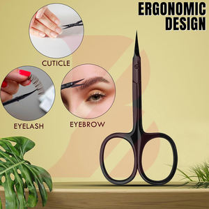 Tijeras para Cutículas en Color Negro Sólido con Estuche de Cuero, Duraderas, Ligeras, Personalizadas, del Mejor Proveedor, Hechas en Pakistán - Product Image 6