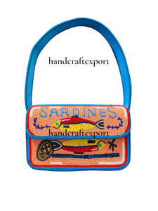 Bolso de Lujo Portátil y Ecológico con Cierre Magnético, Hecho a Mano con Cuentas de Vidrio Premium, Estilo Boho, Profesional, Resistente y Seguro - Product Image 2