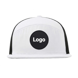 หมวกแก๊ปเบสบอลแบบ snapback 6 แผง ปรับได้ ผลิตจากยางซิลิโคน พร้อมโลโก้  สำหรับกิจกรรมกลางแจ้ง เล่นกอล์ฟ  ทรงแบน  ผ้าสแปนเด็กซ์กันน้ำ  ใส่ได้ทั้งชายและหญิง - Product Image 1