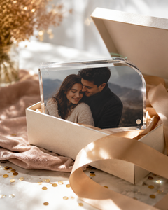 Best 4R Heart Acrylic <b>Photo</b> <b>Frame</b> with Magnet High-Value Home Decoration UV Printed <b>Photo</b> Display for <b>Couple</b> Baby Birthday Gift - Product Image 5