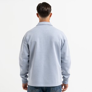 Sweat à capuche d'hiver personnalisé de haute qualité pour hommes, en polaire unie, coupe-vent et respirant, vente en gros - Product Image 2