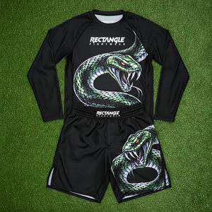 Conjunto de Entrenamiento de Artes Marciales Mixtas (MMA) y Jiu-Jitsu Brasileño (BJJ) para Hombre: Rashguard de Compresión y Pantalones Cortos Resistentes, Transpirables, Ligeros y de Secado Rápido - Product Image 6