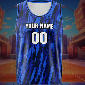 Maillot de basket-ball unisexe personnalisé pour adultes avec nom et numéro, respirant, confortable, idéal pour l'entraînement et les matchs, sports de plein air - Product Image 3