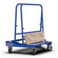 Carro de acero resistente para paneles de yeso, carro Dolly, capacidad de carga de 1000kg