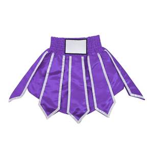 Équipement de kickboxing en satin, jupe de boxe gladiateur vert menthe, unisexe, haute élasticité, design personnalisé, shorts de Muay Thai - Product Image 6