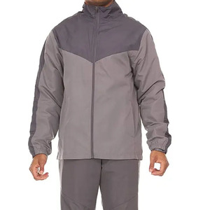 Men 90s Streetwear Windbreaker Tracksuit Loose Fit 2 Piece set Professional Men Team Sportswear Windbreaker Suit Custom Logo Set - Product Image 1