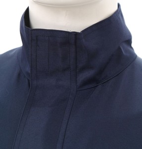 Combinaison de travail unisexe une pièce bleu marine avec bandes réfléchissantes, uniforme de mécanicien en microfibre imperméable - Product Image 6