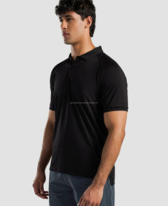 เสื้อเชิ้ตผู้ชายแบบสั่งตัด กระดุมหน้า ทรงเรียบง่าย แขนครึ่ง ระบายอากาศได้ดี น้ำหนัก 220 กรัม ผ้าถักโพลีเอสเตอร์/คอตตอน ราคาประหยัด - Product Image 2