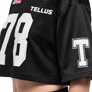 Custom Fashion Quick Dry Breathable <b>Mesh</b> Football Jersey Women Crop <b>Top</b> Football Jersey Blank Streetwear Shirt <b>Plus</b> <b>Size</b> Jerseys - Product Image 6