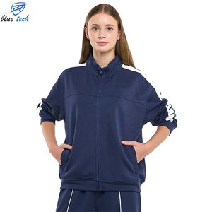 Wholesale Women Tracksuit Set Cotton Fleece Solid Eco-Friendly Breathable Streetwear Hoodie Sweatpants Two Piece Casual Outfit - Product Image 6