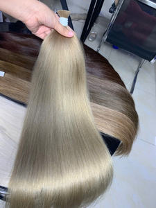 High Quality Natural Hair Color Luxury Vietnamese Cuticle Aligned Strong Ends Straight Extensions Super Double Drawn <b>Top</b> Grade - Product Image 6