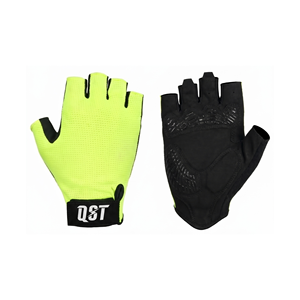 Cycling Gloves Half <b>Finger</b> Breathable Mesh Textured Silicone Grip Padded Adjustable Wrist <b>Strap</b> Quick Drying Unisex Summer Hook - Product Image 1