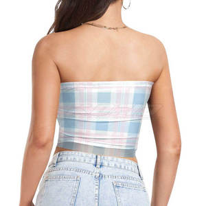Top Bandeau sin Tirantes, Básico, para Uso Casual, Deportes, Gimnasio, Top sin Costuras para Entrenamiento - Product Image 3