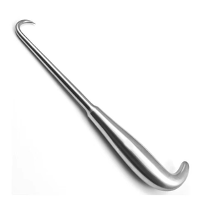 Premium Dingman Bone <b>Hook</b> Pointed Tip 19cm Stainless Steel Sharp Orthopedic Retractor for Maxillofacial & <b>Plastic</b> Surgery - Product Image 1