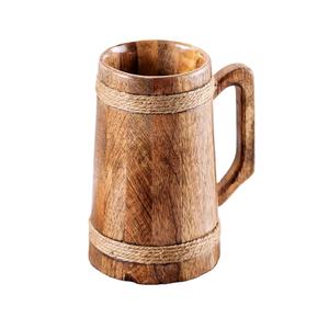 Jarra de Madera Ecológica Hecha a Mano, para Cerveza, Leche, Café, Té, con Técnica de Pulido, para Decoración del Hogar o Restaurante - Product Image 3