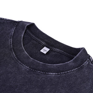 Camiseta sin mangas de algodón pesado para hombre, transpirable, ecológica, con cuello redondo, 180g, color liso, estilo vintage lavado, corte muscular, personalizable - Product Image 6