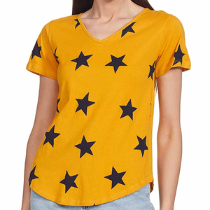 T-shirts personnalisés pour femmes, t-shirts unis d'été à col rond, t-shirts oversize décontractés pour femmes - Product Image 2
