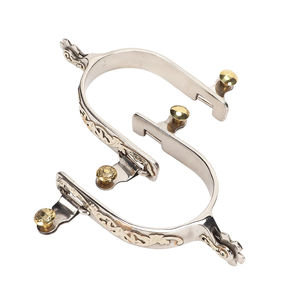 Fabricante Profesional de Espuelas de Acero Inoxidable para Carreras Ecuestres, Espuelas Españolas Personalizadas, Duraderas y Antideslizantes para Jinete - Product Image 3