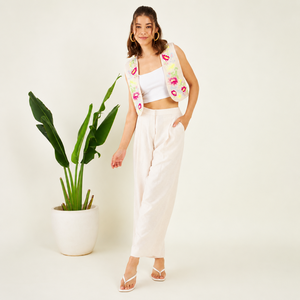 Ensemble coordonné Koen - Taille naturelle, usage quotidien, tissu tissé, doublure en coton - Product Image 1
