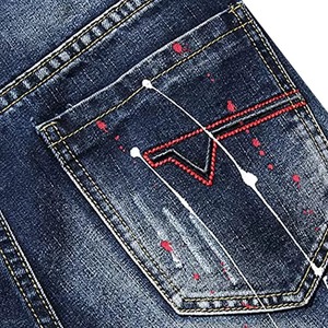 Pantalones Cortos de Hombre de Última Moda, Ajustados, de Secado Rápido, Casuales, de Mezclilla, Estilo Hip Hop, Transpirables - Product Image 5