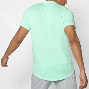 Camiseta cómoda al por mayor para hombre, camiseta deportiva de poliéster para correr, ropa de gimnasio, camiseta de entrenamiento activo para chicos - Product Image 4