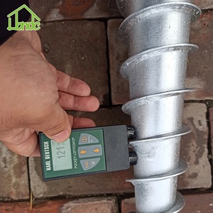 <span class=keywords><strong>Pile</strong></span> hélicoïdale à vis au sol galvanisée de 1000mm avec bride ronde de 220mm pour système de fondation solaire Panal - Product Image 2