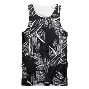 <b>Men</b> Tank Top New Quality Black And <b>White</b> Leopard Print Tank Top 3D Print Street Hip Hop Summer Fashion <b>Vest</b> Summer Oversized - Product Image 2
