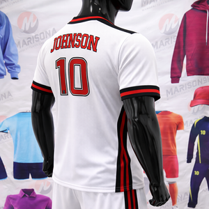 Maillot d'entraînement de football personnalisé, taille plus, pour écoles et équipes, tissu respirant à séchage rapide, broderie sublimée, antibactérien - Product Image 3