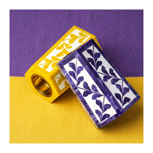 Manufacturer of Mother of Pearl Tray Box <b>Incense</b> Burner & <b>Aromatherapy</b> <b>Diffuser</b> Coriander Plug Handmade Mubkhar Bakhoor Burner - Product Image 1