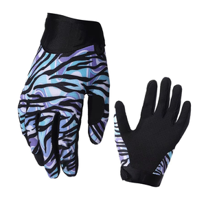 Guantes de Ciclismo de Dedo Completo para Bicicleta de Carretera, Ligeros, Transpirables, Antideslizantes, con Recubrimiento de Poliuretano y Diseño Estampado, para Hombre y Mujer - Product Image 2