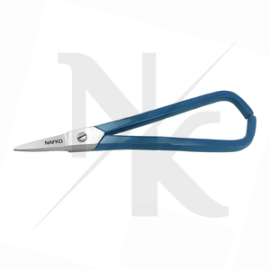 Cizalla de Alta Calidad con Hoja Recta y Mango Recubierto en Azul, Longitud Total 180 mm, para Joyería, Manualidades, Corte de Láminas Metálicas - Product Image 3