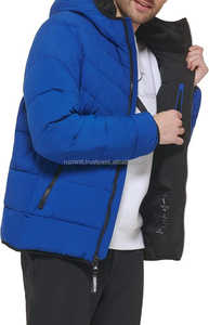 Veste matelassée épaisse unisexe, veste d'hiver chaude matelassée, vêtement de rue coupe-vent, veste à bulles surdimensionnée tendance - Product Image 5