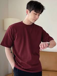 T-shirt pour homme à coupe classique, col rond, imprimé par sublimation, polyester/coton de haute qualité, respirant, anti-boulochage, séchage rapide, style hip-hop - Product Image 3