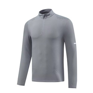 Fabricant de vêtements de sport personnalisés, t-shirts de compression pour la gym, légers, en polyester et élasthanne, marque privée, vente en gros - Product Image 4