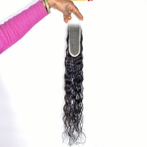 Extensions de cheveux naturels non traités 2*6 Closure, couleur naturelle, vente en gros, 100% cheveux humains indiens, sans traitement chimique - Product Image 3