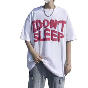 Camisetas de hombre de talla grande 100% algodón con estampado serigrafiado en relieve, de algodón/fibra de bambú, de Pakistán. - Product Image 6