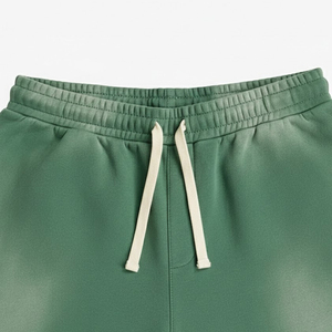 Pantalones Cortos Deportivos Casuales para Hombre, con Cintura Elástica, Cordón Ajustable, Ligeros, Transpirables, para Playa, con Efecto Desgastado por el Sol - Product Image 5