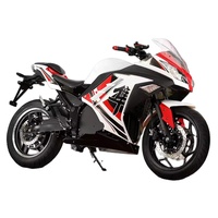 Chaud pas cher 72v 3000W 5000W Moto électrique moto de course sportsbike mi moteur EEC cyclomoteur batterie motos électriques à vendre