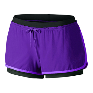 Men's Custom Logo 2-in-1 Breathable Gym Yoga Shorts Mid Waist Drawstring Closure Eco-Friendly Quick Dry 100% Cotton Shorts - Product Image 1