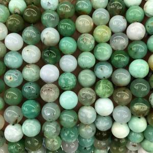 Perles de chrysoprase vert naturel lisses pour la fabrication de bijoux, fournisseur en gros ZUBEDA GEMS JEWELLRY, certifiées IGI - Product Image 1
