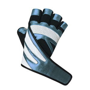 Custom Logo Weightlifting Gloves with Padded Leather Palm, Adjustable Wrist Strap and Breathable Fabric for Sports Distributors - Product Image 6