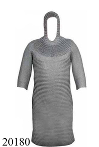 ไวกิ้งเกราะจดหมายโซ่ที่มีเครื่องดูดควันสีดำโบราณ - Product Image 3