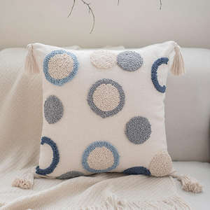 Funda de cojín bordada moderna de primera calidad, funda de almohada de algodón premium para sofá, sala de estar, disponible al mejor precio - Product Image 1