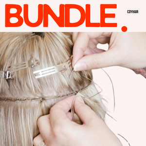 Factory Direct CDYHAIRVN Kinky Straight Vietnamese Raw Virgin Human Hair Bundles Double Drawn Cuticle Aligned - Product Image 4