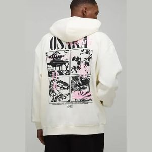 Fabricants de vêtements personnalisés : Sweat à capuche Y2K en coton avec impression en relief, style streetwear, 420 g/m², motif araignée - Product Image 2