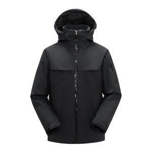 Veste de ski à capuche pour homme, isolée synthétiquement, imperméable, Gore-Tex, fermeture éclair - Product Image 3