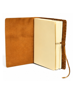 Cuaderno de Cuero Hecho a Mano Estilo Vintage con Bolsillo |   Diario de Viaje Personalizado, Cuaderno de Cuero PU con Bolsillo Frontal - Product Image 2