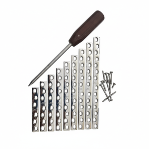 Placas DCP anchas de 6 a 14 orificios con tornillos corticales de 4,5 mm (100 unidades) SS 316L - Product Image 1