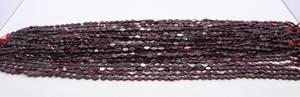 Perles de grenat naturel AAA, lisses, de forme diamant irrégulière, perles de pierres précieuses de forme diamant à forage droit, 13 pouces, perles de rhodolite grenat - Product Image 5