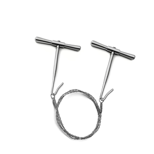 ชุดเครื่องมือผ่าตัดแบบใช้ซ้ำได้ พรีเมียม กิลลี่ซอว์ ลวดบิดเกลียว และด้ามจับรูปตัว T สองด้าม ทำจากเหล็กกล้าไร้สนิม สำหรับตัดกระดูก ได้รับมาตรฐาน CE ISO - Product Image 2